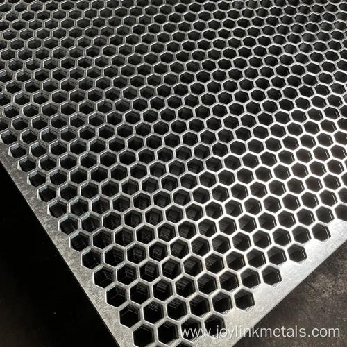 Hexagonal Hole Perforated Metal